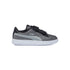Sneakers nere e argento effetto glitterato con striscia laterale Puma Smash v2 Glitz Glam V PS, Brand, SKU s344000044, Immagine 0